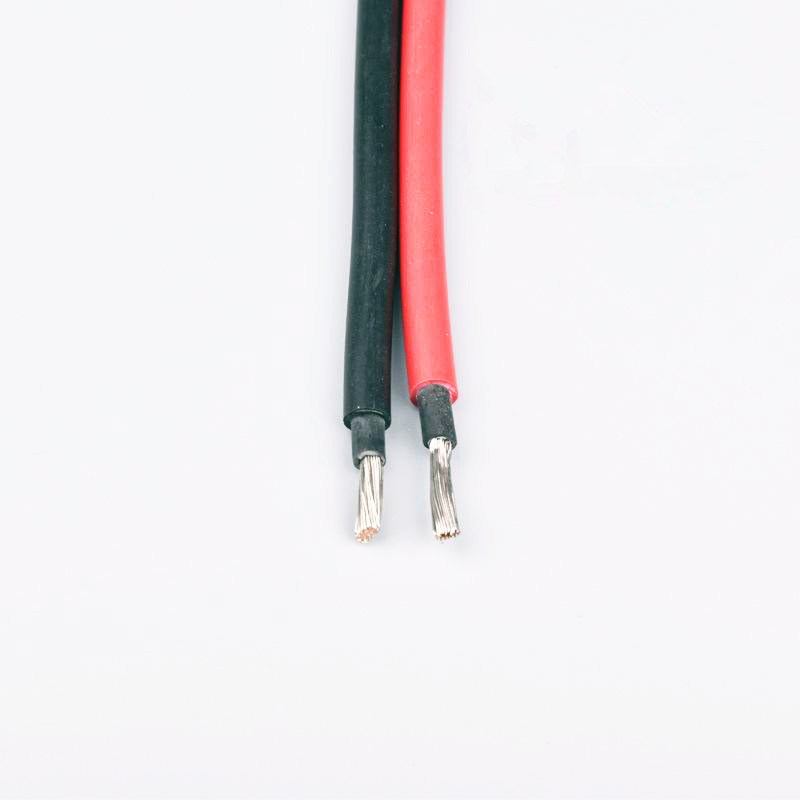 TUV En Standard PV Solar DC Extension Power Cable 4mm 6mm 10mm UV-Resistant Twin Core Single Core