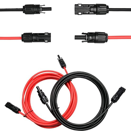 
                  TUV Solar Panel System PV Cable 4mm2 DC 1500V H1z2z2-K PV1-F Red or Black LSZH Jacket
            