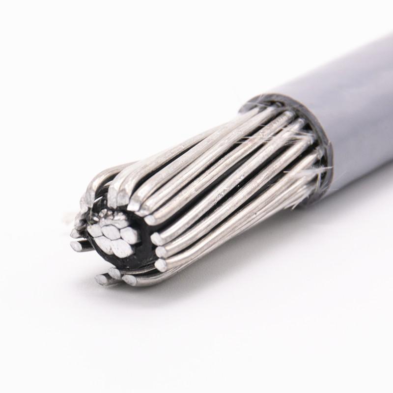 
                Круглый плоский алюминиевый кабель проводника США и Канады
            