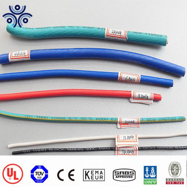 Thhn Thw Thwn Wire 18AWG 16AWG 14AWG 12AWG 10AWG 8AWG Copper Wire PVC Insulation Nylon Jacket Electric Building Cable