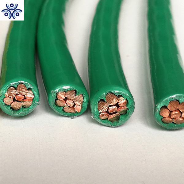 China 
                                 Thw Tw 14AWG 12AWG de cobre de 2AWG PVC 600V Cable Cable de electricidad de un solo núcleo                              fabricante y proveedor