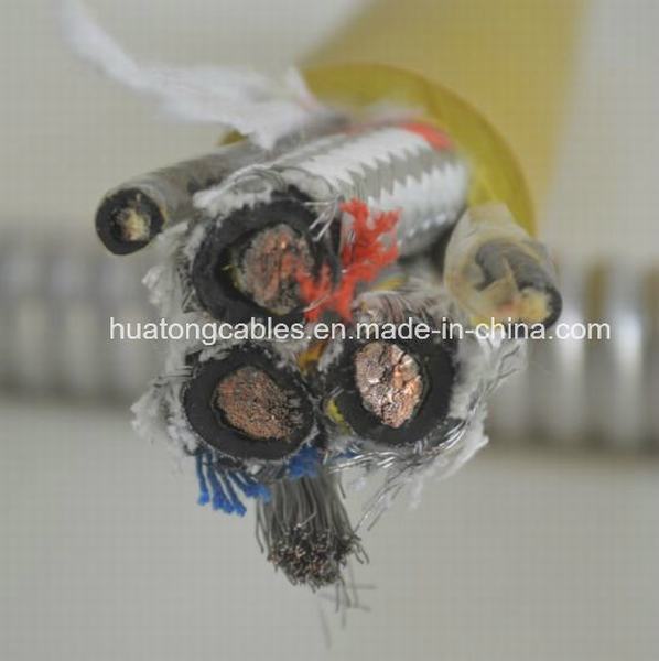 
                                 Тип G Type G-Gc 500 mcm витого луженого/неизолированной медью EPDM КОРОТКОГО ЗАМЫКАНИЯ CPE куртка масло противостоять резиновые портативный кабель питания кабель добычи полезных ископаемых                            