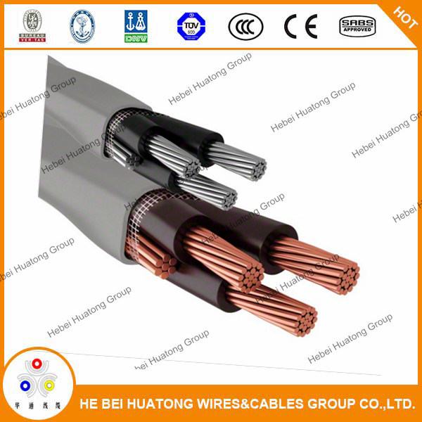 Type Se Seu Ser Cable with UL Certificate Copper, Aluminum, AA 8000 Conductor XLPE Insulation 6-6-6-6 Service Entrance Cable