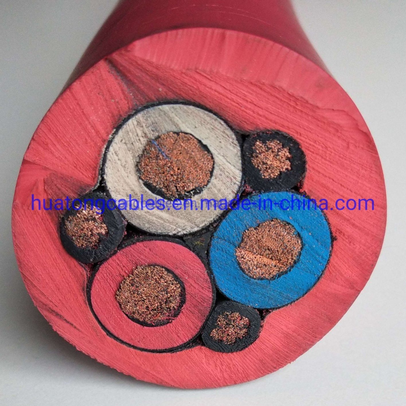 Type Shd-Gc Mining Cable 3 Conductor 350 Mcm 15kv EPDM Insulation CPE Sheath Red Color Industrial Mining/Trailing Cable with UL Certificate