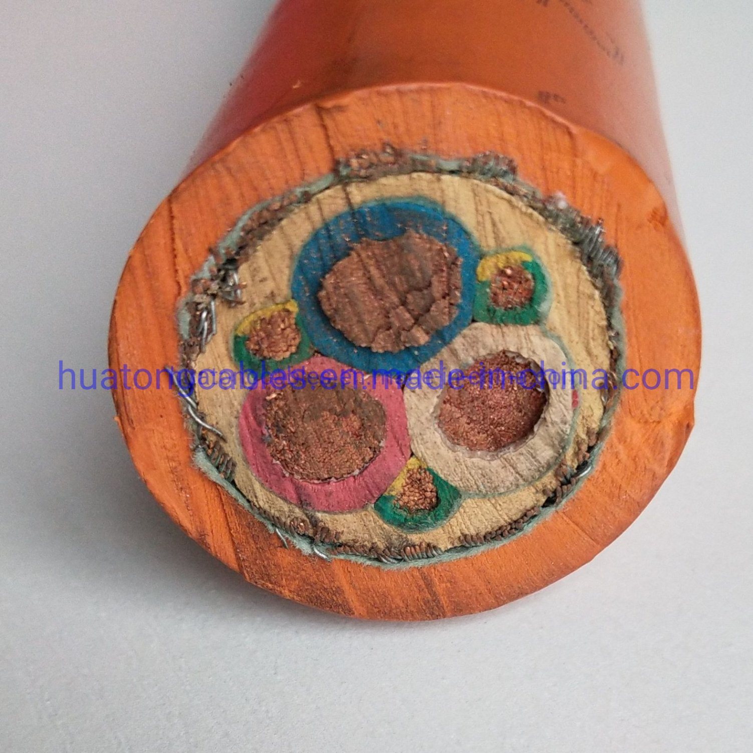 Type Shd-Gc Mining Cable 3 Conductor 4/0 AWG 5kv EPDM Insulation CPE Sheath Orange Color Mine Cable for Reeling/Trailing Cable