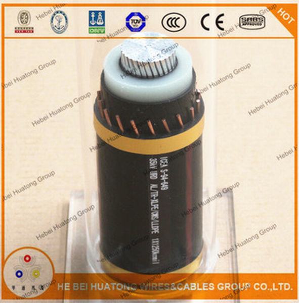 China 
                                 La norma UL 1072 Mv 105 3/0 AWG Conductor de aluminio aislamiento XLPE Cable de alimentación de revestimiento de PVC                              fabricante y proveedor