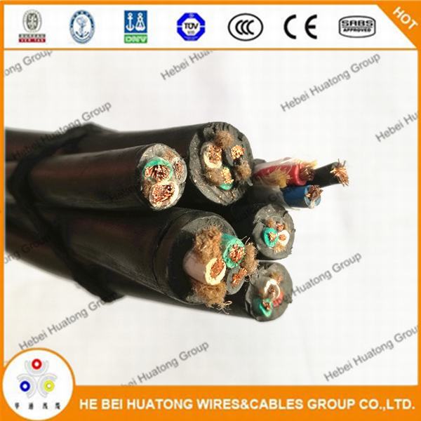 UL 62 Type 4 AWG 12 AWG   Soow Tinned Copper EPDM/Epr Insulated Cable 300 V 600V