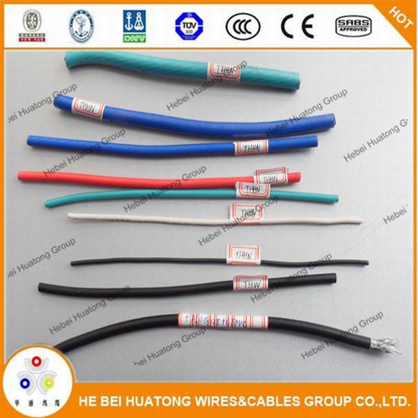 UL Certificated 600V PVC Insulated Nylon Sheathed Thhn Thwn Nylon Coated Wire