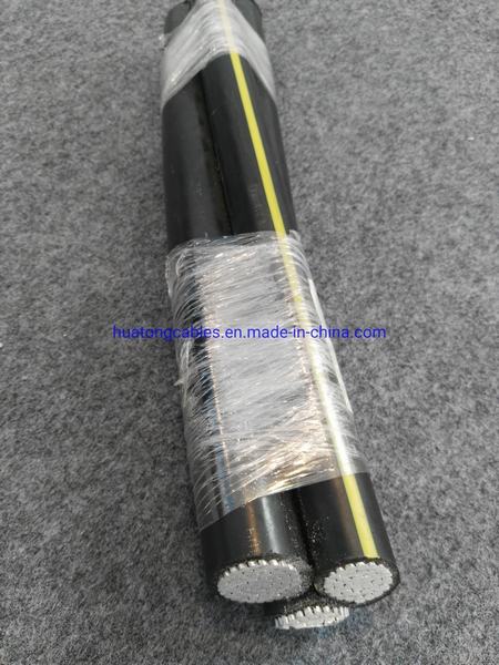 
                                 El conductor de aluminio con certificación de UL Triplex 6-6-8 1/0-1/0-1/0 Metro cable de distribución secundaria                            