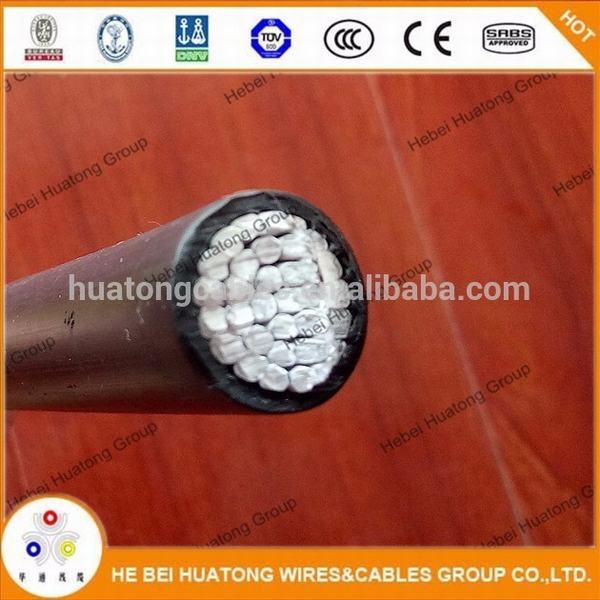 UL Listed 2000V Aluminum AA 8000 Series UV Resistant 1/0 2/0 3/0 4/0 Photovoltaic PV Cable