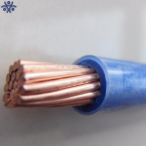 
                                 Listado UL 600 V, Conductor de cobre aislados con PVC, campera de Nylon Cable Thhn                            