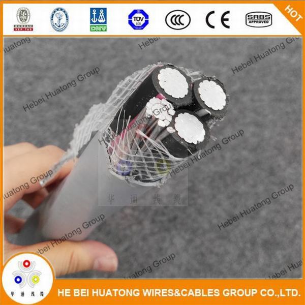 UL Listed High Quality in The Us Market Aluminum, AA-8000, Copper Conductor Service Entrance Cable 2/0 2/0 2/0 Type Se Seu Ser Cable