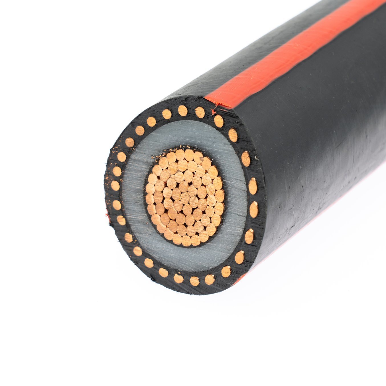
                UL и CSA 28 кВ Cu 100% EPR Односторонняя нейтральная LLDPE Основной кабель питания для подземных работ, 750 мсм
            