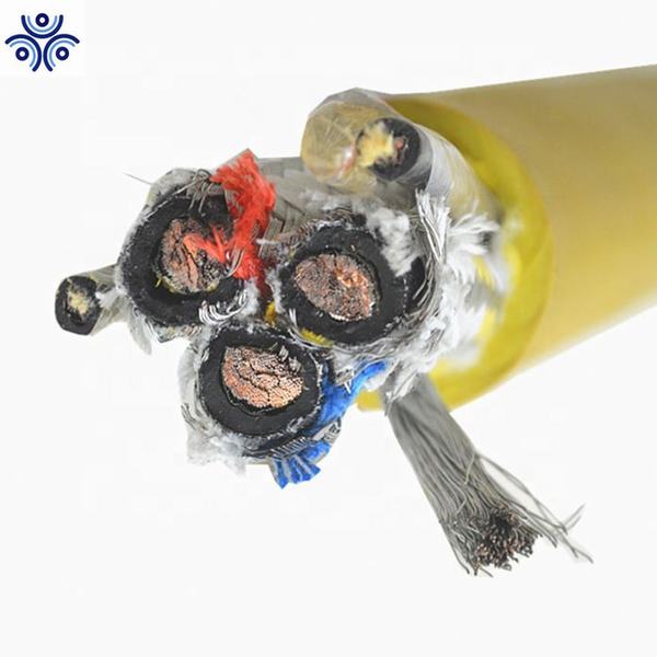 
                                 UL1650 типа W 2 кв 8 AWG 500 mcm медный гибкий кабель добычи резиновый кабель по разминированию                            