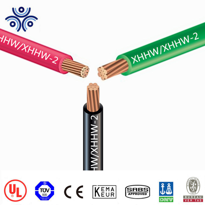 China 
                UL44 Single Core XLPE cable trenzado de cobre aislado 250 mcm mcm XHHW-2 de 350 Tipo de cable
              fabricante y proveedor