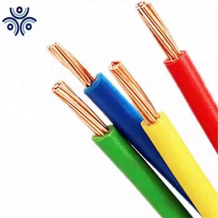 UL83 Standard 600V Thhn Electrical Wires PVC Insulation Nylon Jacket Electric Wire 6 to 14AWG Thhn Wire UL Certification