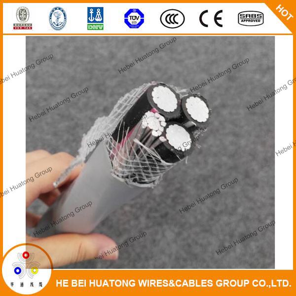 UL854 Certificate 8wg 6AWG 2AWG 4AWG Ser Cable Two Conductor with Bare Ground