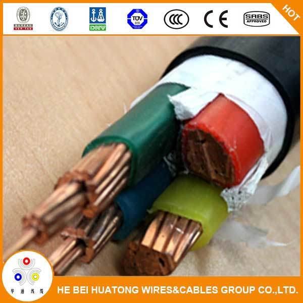 China 
                                 Unterirdisches Stromkabel 4 x 35 mm2 XLPE Isolierstahlband für Heißverkauf                              Herstellung und Lieferant