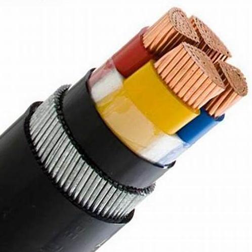 
                Funda de PVC aislante XLPE Cinta de acero blindado el cable de alimentación eléctrica
            