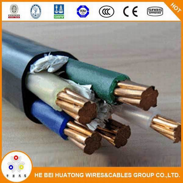 Yjv Yjv22 Yjv32 0.6/1kv Copper XLPE/PVC/Swa Power Cable 3X50+2X25 mm2