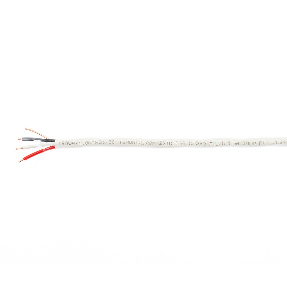 
                Per il mercato canadese, filo elettrico omologato cUL Romex Nmd90 10/2 Con 2 conduttori in rame, un filo di massa
            