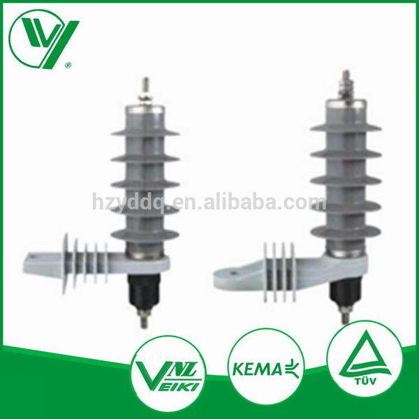 11kv/24kv Station Class Polymeric Lightning Arrester with Bracket