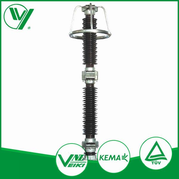 15ka Nominal Discharge Current Lightening Arrester with Polymeric Housed