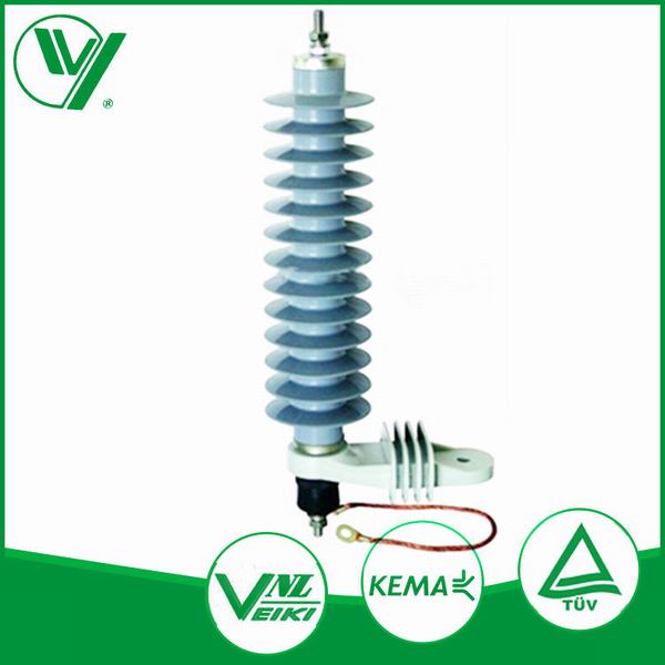 China 
                        Class1 Line Discharge Level 21kv 5ka Polymeric Composite Lighting Arrester
                      manufacture and supplier