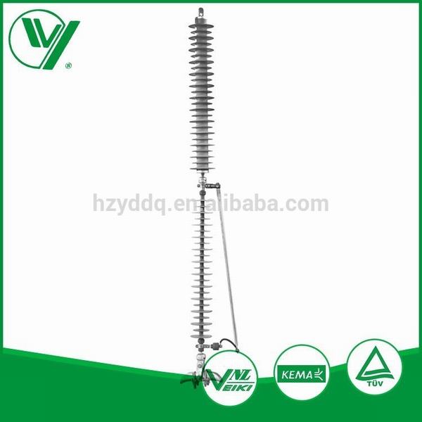 China 
                        Hangzhou 132kv Transmission Line Composite Polymer Silicone ZnO Arresters
                      manufacture and supplier