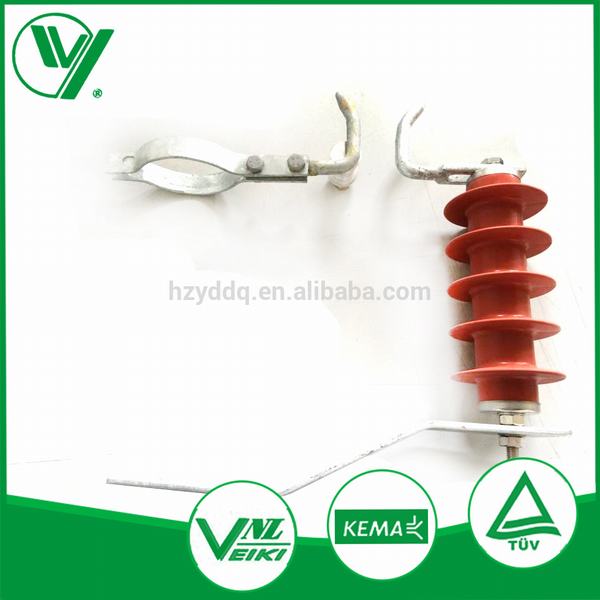 High Quality Electrical Component Polymeric 24kv Lightning Arrester in China