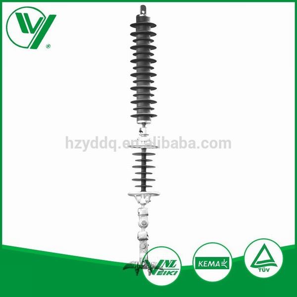 High Voltage Equipment Metal Silicone Polymer Arrester with Ceramic Insulator