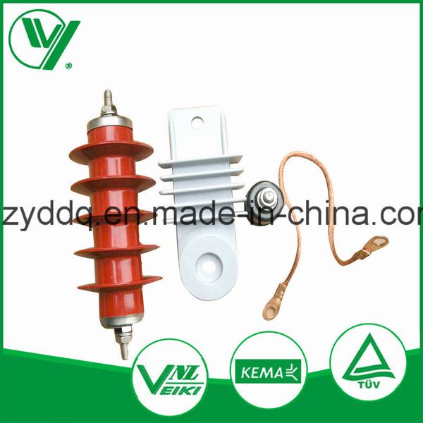 High Voltage ZnO Types  of  Lightning  Arrester with Cap