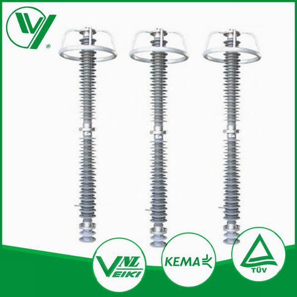 Kema All Types Class 1 to 5 High Voltage Ceramic Lightning Arrester 220kv