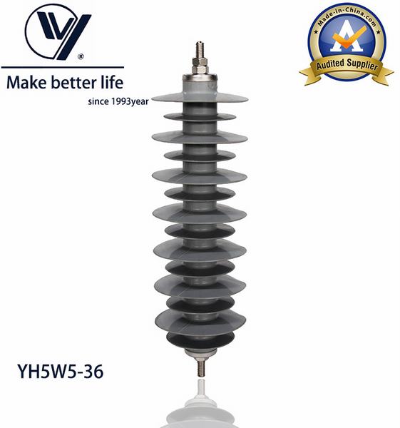 China 
                        Outdoor Station Rated Voltage 36kv Metal Zinc Oxide Lighting Arrester (YH5W-36)
                      manufacture and supplier