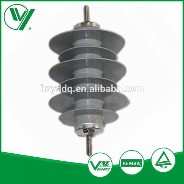 Silicon Rubber Polymer Housing Metal Oxide Surge Arrester Without Gaps