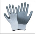 Chine 
                                 13G de gants en nitrile gris Polyester 7-11                              fabrication et fournisseur