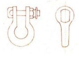 Bracket (conductor U 12 T) That Connects The Tyrant Iron of The Tie to The Tyrant Base