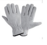 Driving Gloves Made of Full Split Leather Duble Palm