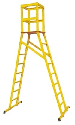 Herringbone Platform Ladder