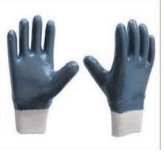 China 
                        Interlock Liner Fully Dipped Blue Nitrile
                      manufacture and supplier