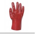 
                                 PVC Glovessmooth Rouge à la finishred 27cm                            
