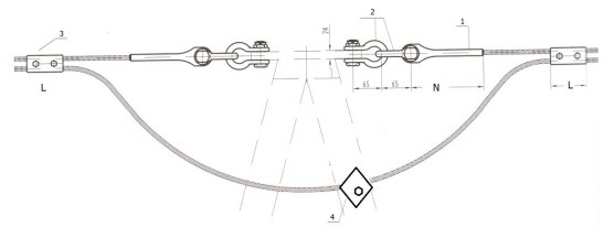 Pulling Chain for Clamp (GSW truss)