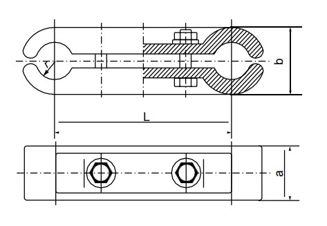 China 
                                 Abstandshalter für zwei-Bündel-Leiter Typ MRJ, geeignet für große Querschnittsleiter                              Herstellung und Lieferant