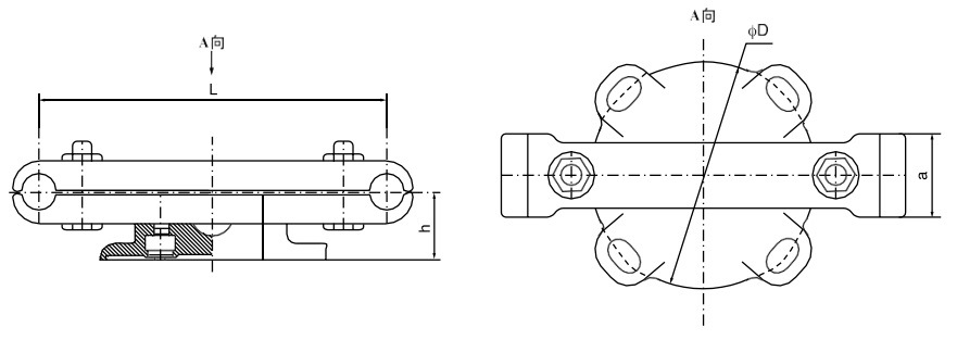 Supports for Double Conductors Type Msg