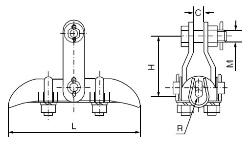 Chine 
                                 Les colliers de suspension (type) de tourillon                              fabrication et fournisseur