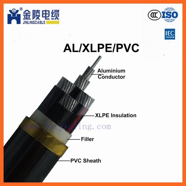 China 
                                 0.6/1kv XLPE Al/Cable de alimentación/PVC 4x25mm2                              fabricante y proveedor