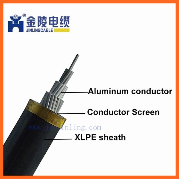 35kv Al/XLPE High Tension Covered Aluminum Cables for Power Transmission
