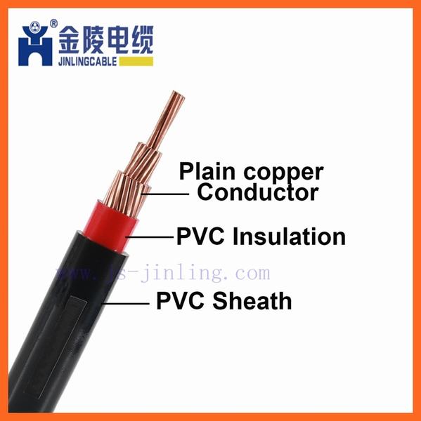 
                                 6181y a superfície de PVC de núcleo único com cabos da fiação                            