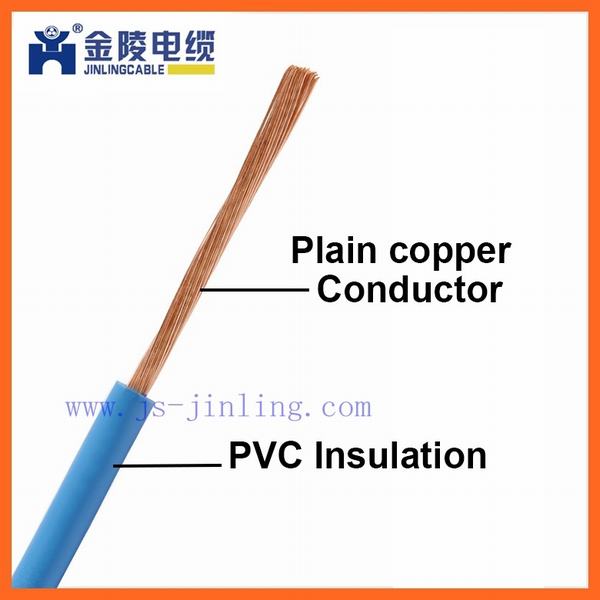 
                                 H05V-K de Conductor de cobre cableado de la casa de PVC de cable eléctrico                            