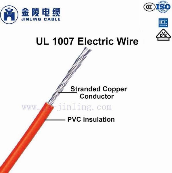 China 
                        UL1007 PVC Insulated Electric Wire
                      manufacture and supplier